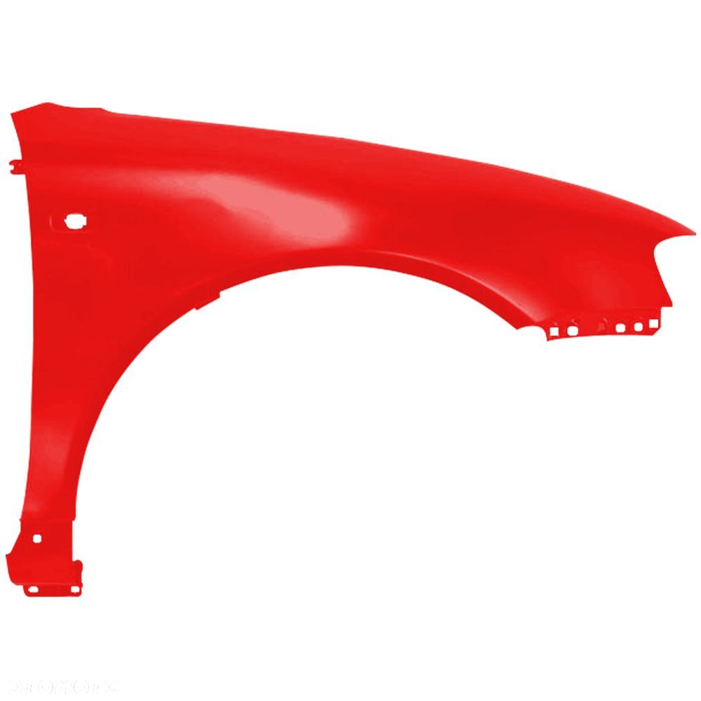 BLU Błotnik AUDI A3 8L LIFT LY3H prawy czerwony 2000-2003 przód LaserRot - 2