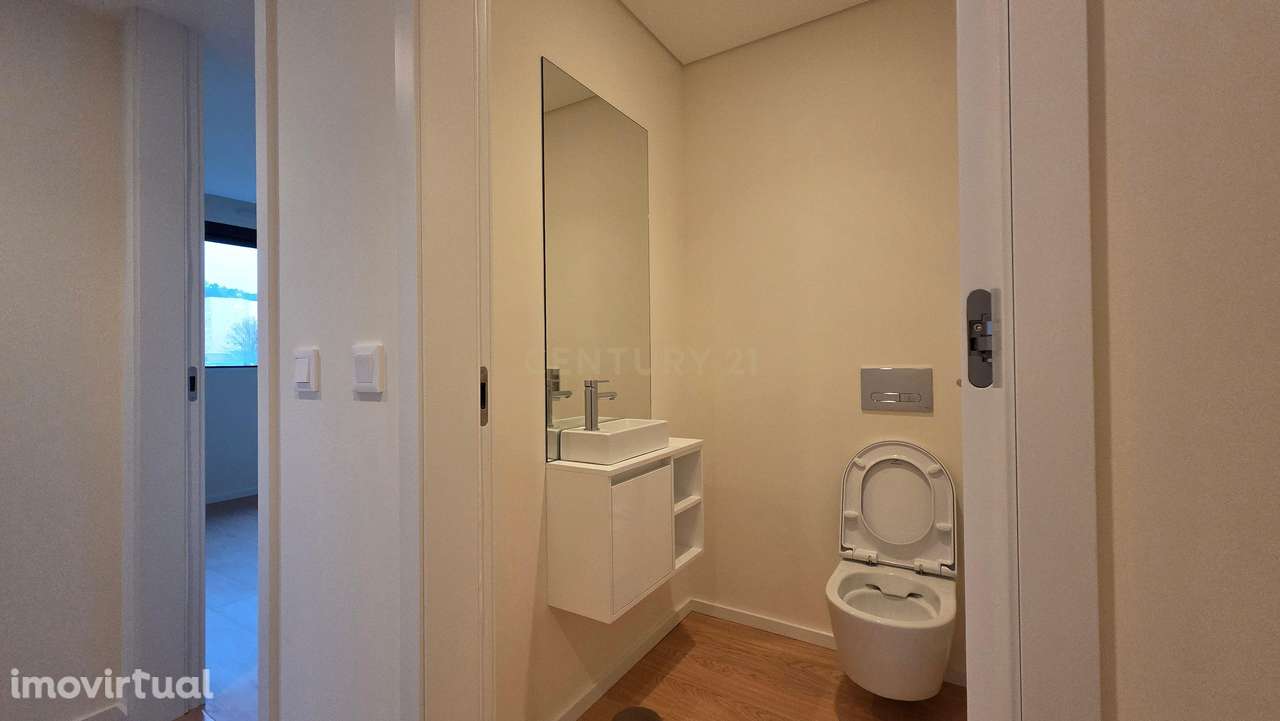 Apartamento T1 novo para arrendamento em Oliveira do Douro com estacio - Grande imagem: 4/21