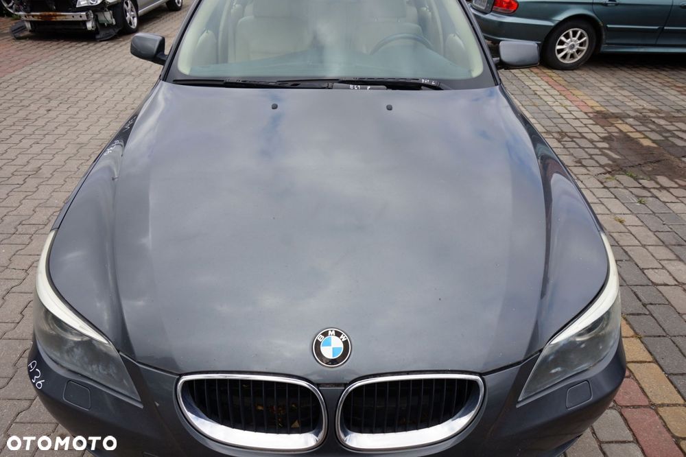 MASKA ZDERZAK BŁOTNIKI LAMPY 5 E61 A36 XENON ADAPTVE SPRYSKI  BMW 2003-2007 SZARY TITANGRAU PRZÓD KOMPLETNY - 2
