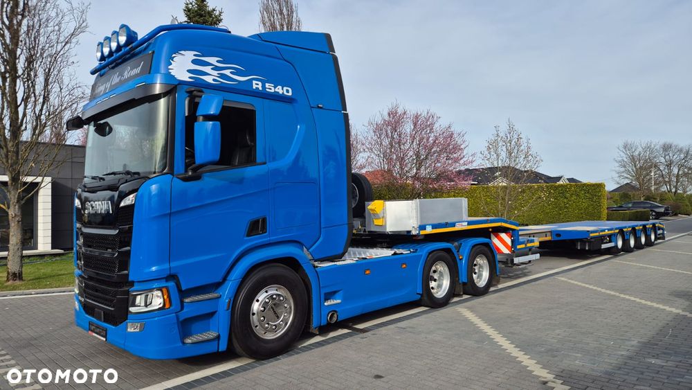 Scania ZESTAW///SCANIA///R540/// BARDZO BOGATA WERSJA/// STAN BARDZO DOBRY///6X4/// 2021///RETARDER///FULL LED/// NACZEPA NISKOPODWOZIOWA/// MAX TRAILER///2019///58000KG/// 2 OSIE SKRĘTNE///OŚ PODNOSZONA - 7