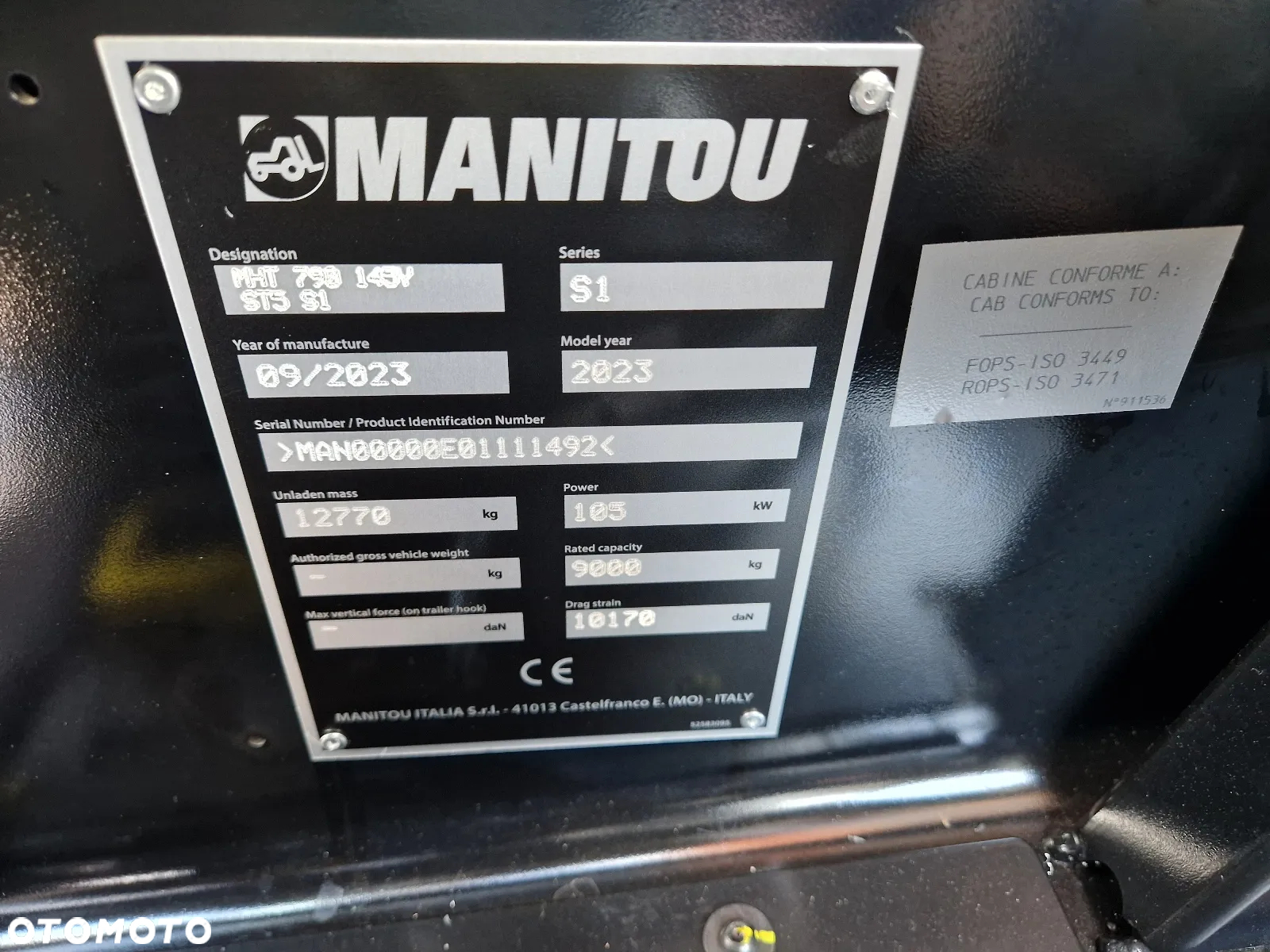 Manitou MHT 790 G106 - 9
