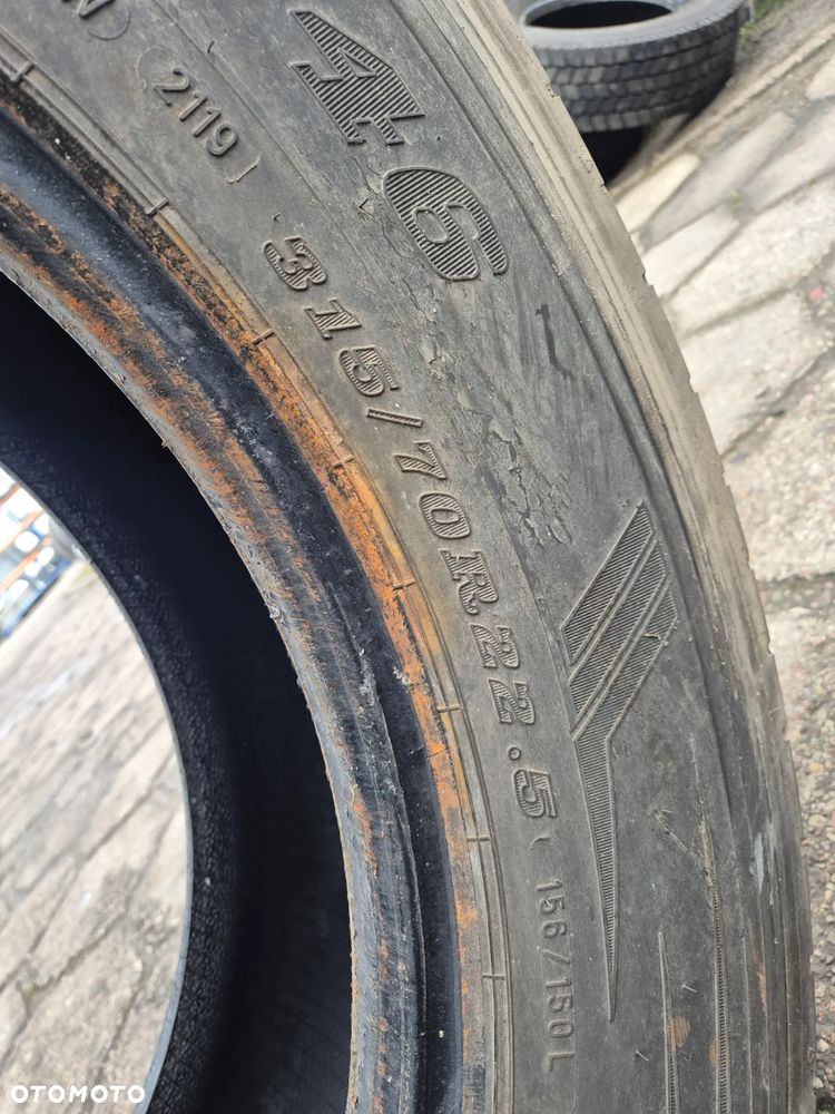 OPONA KOŁO DUNLOP 315 70 R 22,5 9mm - 5