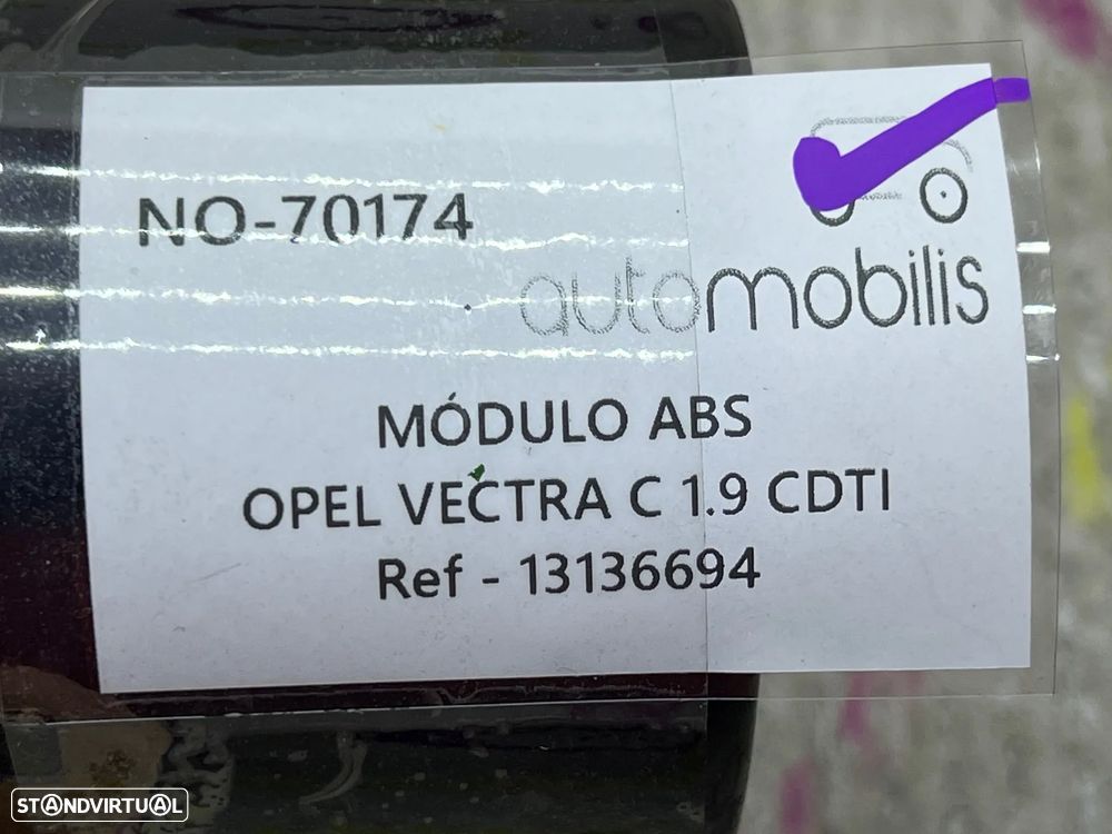 Módulo ABS OPEL VECTRA C 1.9 CDTi  Ref. 13136694 - NO. 70174 - 6