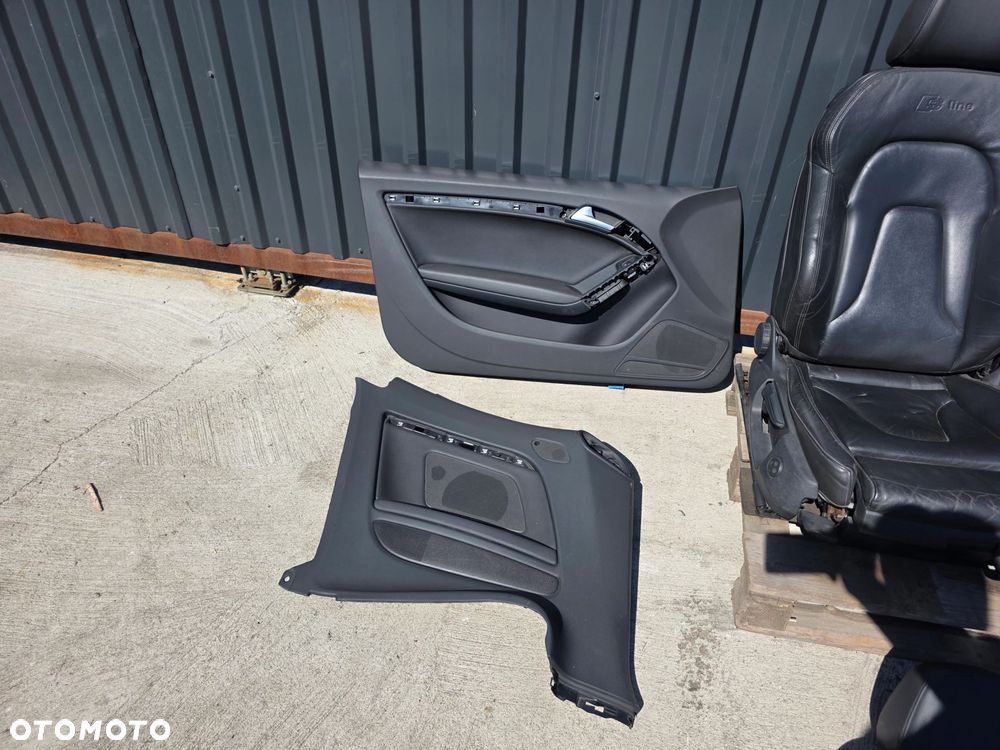 FOTEL FOTELE AUDI A5 8T COUPE CABRIO SKÓRA S LINE PODGRZEWANE KOMPLET *1*!! - 5