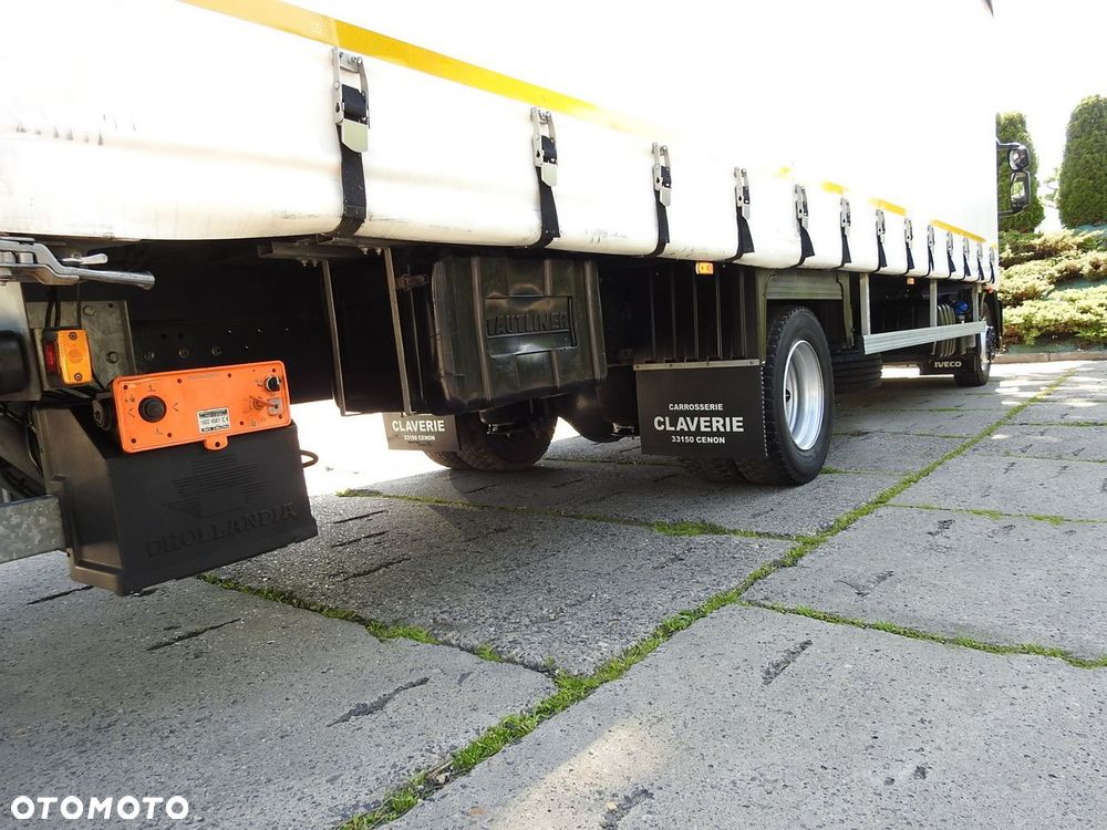 Iveco EUROCARGO 120 - 220 PLANDEKA WINDA 20 PALET AUTOMAT KLIMATYZACJA LEDY PNEUMATYKA  BLIŻNIACZE KOŁA 220KM - 18