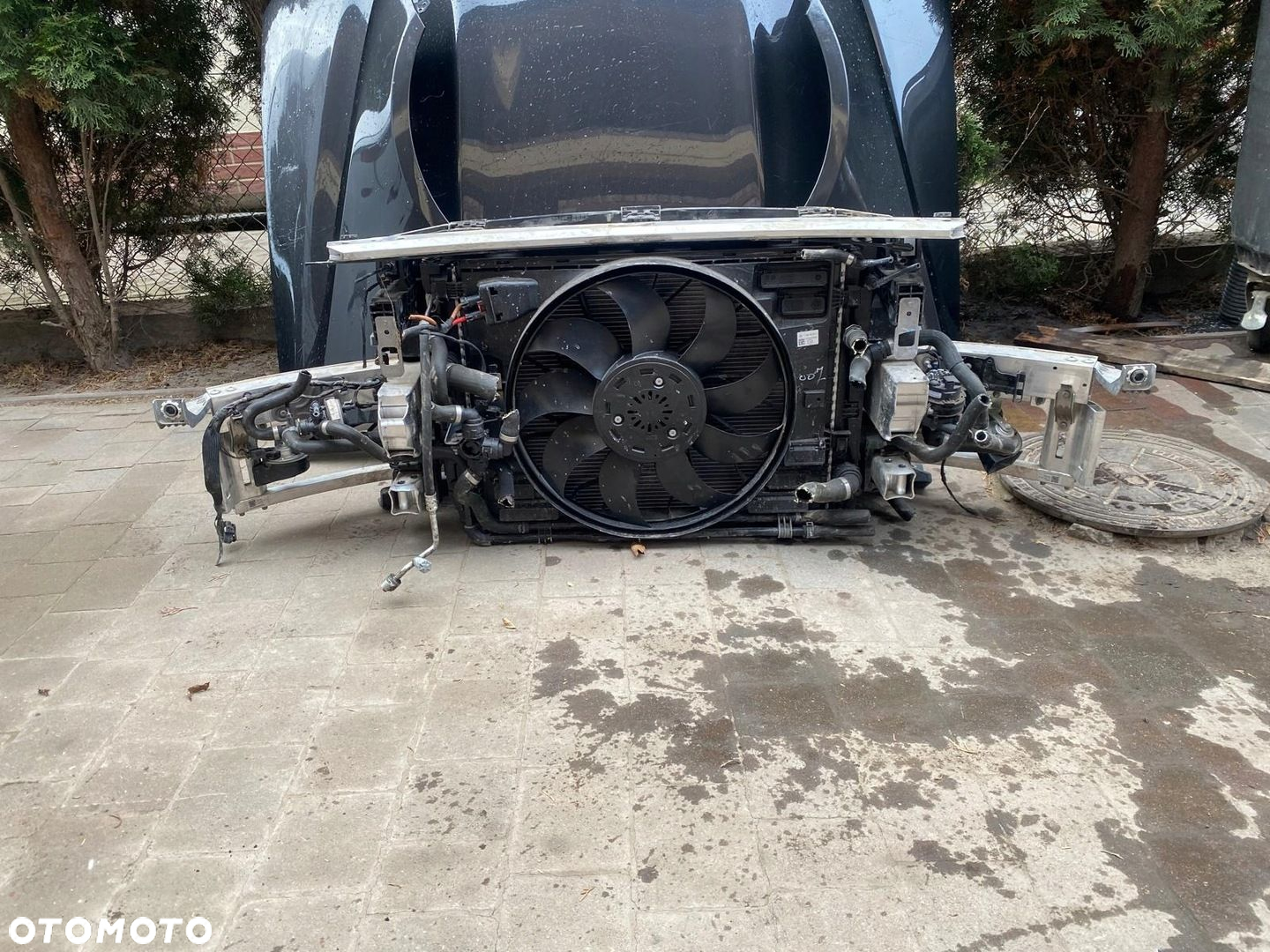 ZDERZAK MASKA LAMPY PAS PRZEDNI CHŁODNICE MERCEDES C KLASA W206 PAKIET AMG - 7