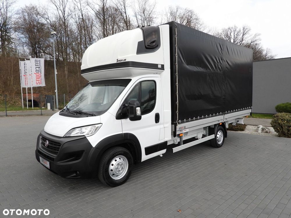 Fiat DUCATO PLANDEKA 10 PALET WEBASTO TEMPOMAT KLIMATYZACJA  180KM - 7