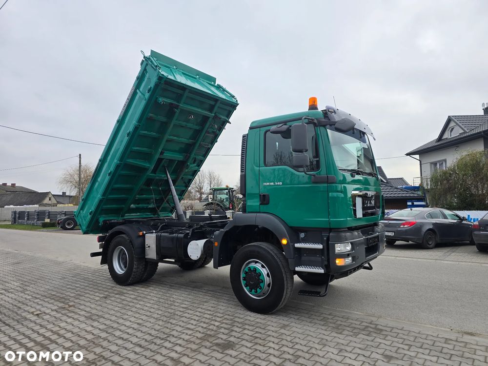 MAN TGM18.340/3 STRONNA WYWROTKA/4X4/134 TYŚ Przebieg!!! - 22