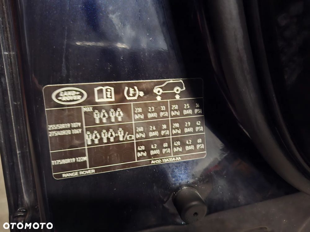 Drzwi lewy przód Land Rover Range Rover Sport rok 2010 lift 5,0 V8 510 KM kolor granatowy metalik - 5