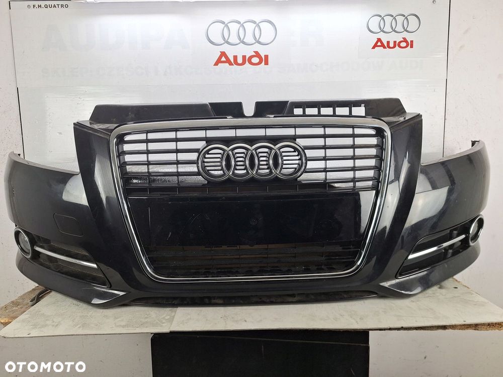 ZDERZAK AUDI A3 8P 8P0 2008-2012 LIFT PO LIFCIE KOMPLETNY GRILL HALOGEN - 1