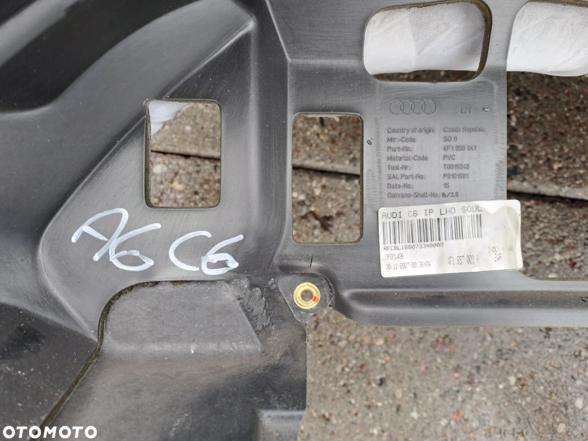 Audi A6 C6 deska rozdzielcza kokpit poduszki pasy sensor kurtyny i inne EU - 4