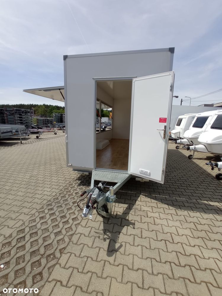 Niewiadów DOSTAWA! H20521HT Przyczepa HANDLOWA gastronomiczna 520x203x230! 2 klapy sprzedażowe, ściany z LAMINATU! DMC 2000kg - 9