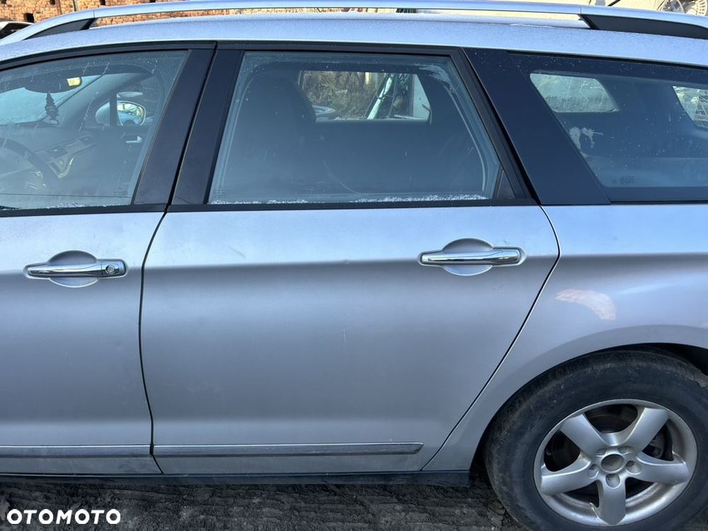 CITROEN C5 X7 III 08- DRZWI LEWY TYŁ KOMPLETNE SZYBA PODNOŚNIK EZRC - 1