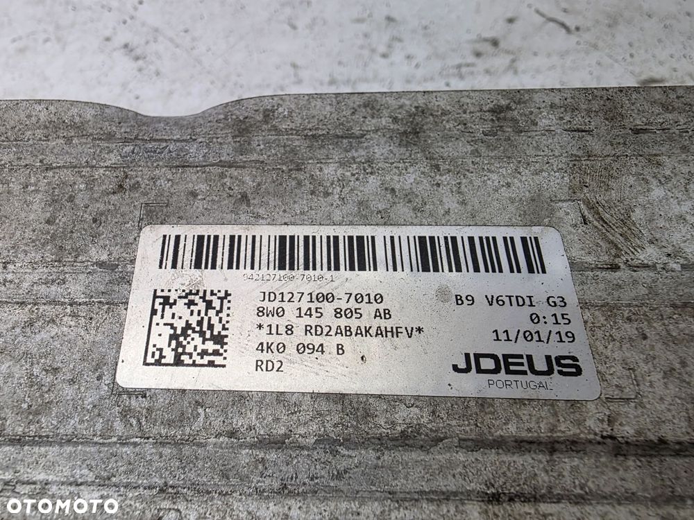 CHŁODNICA POWIETRZA INTERCOOLER AUDI A6 C8 A4 B9 A5 3.0 TDI 8W015805AB - 12