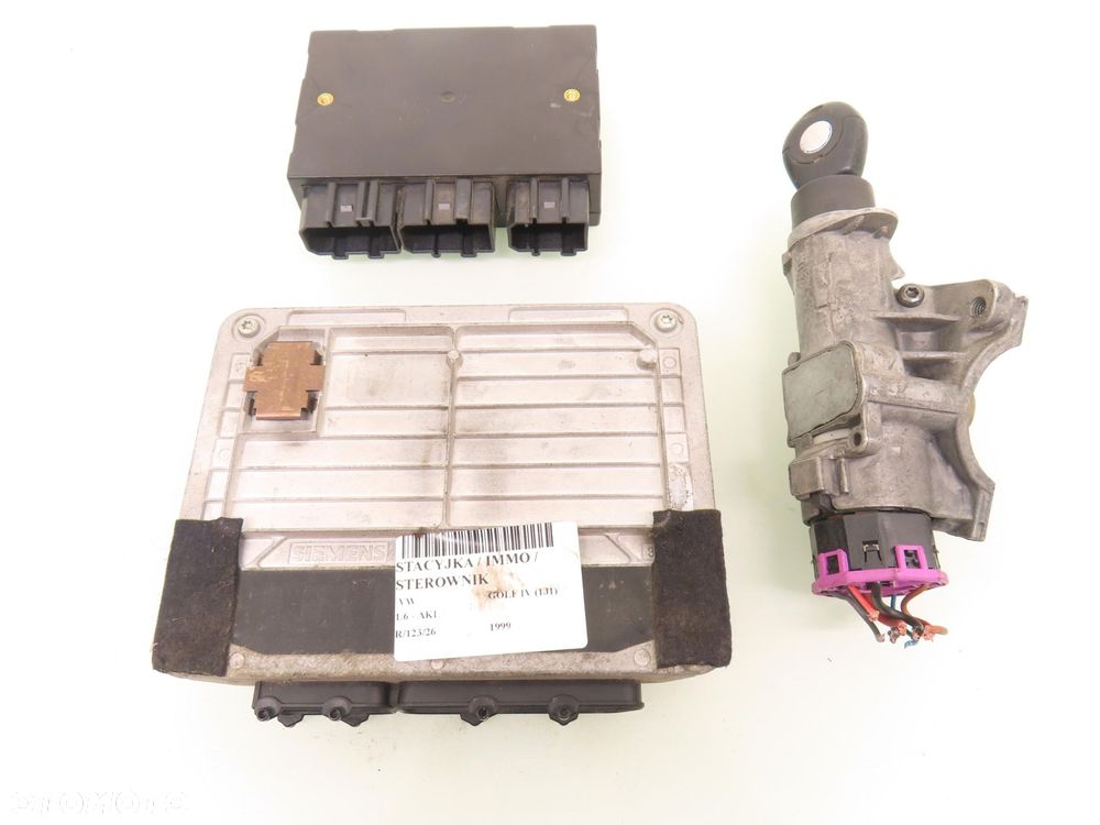 STACYJKA STEROWNIK VW GOLF IV 1.6 06A906019 5WP419003 1C0962258E - 3