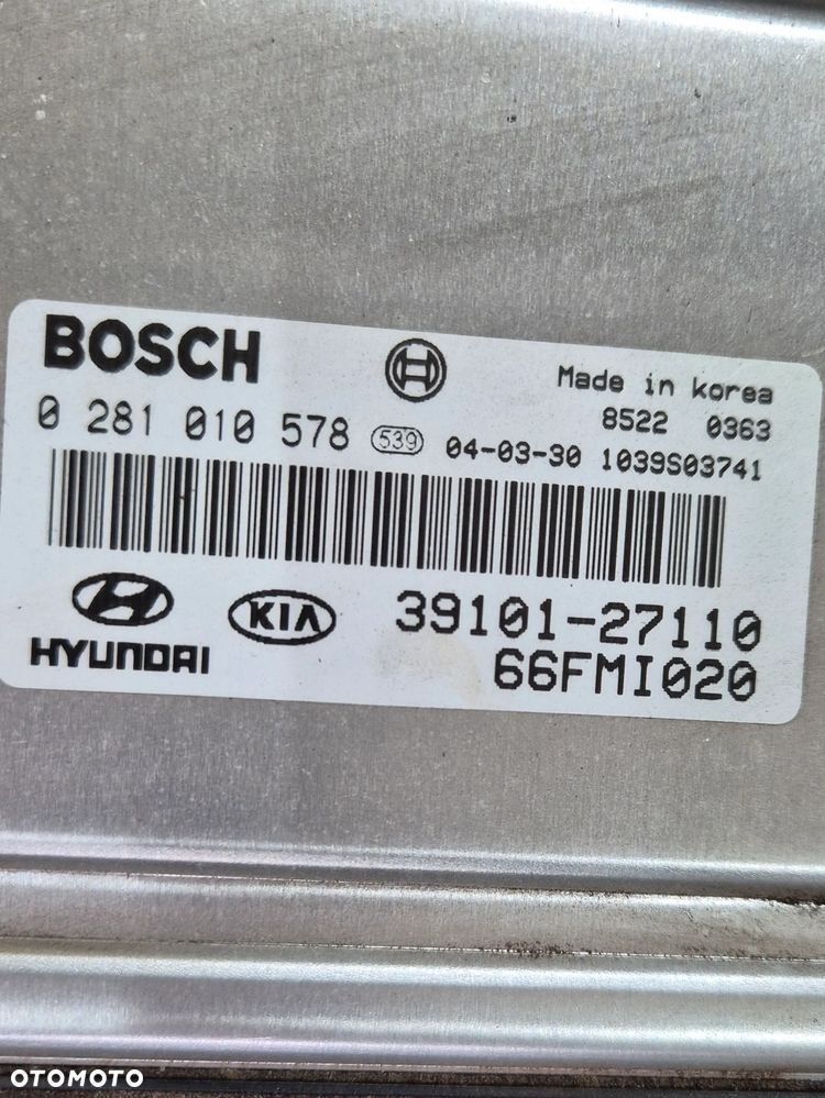 ZESTAW STARTOWY KOMPUTER STACYJKA BSI HYUNDAI TRAJET 2.0 CRDI LIFT - 2