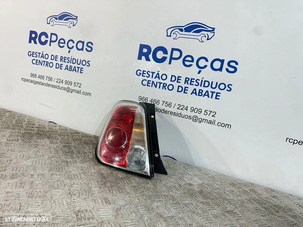 .Farolim Original Esquerdo Tras Traseiro Fiat 500 312 27043101 2007 - 2013 - 3