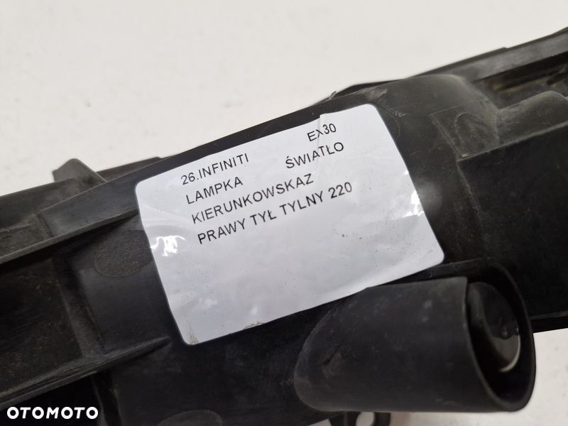INFINITI EX30 LAMPA ŚWIATŁO PRAWY TYŁ KIERUNKOWSKAZ TYLNY - 3