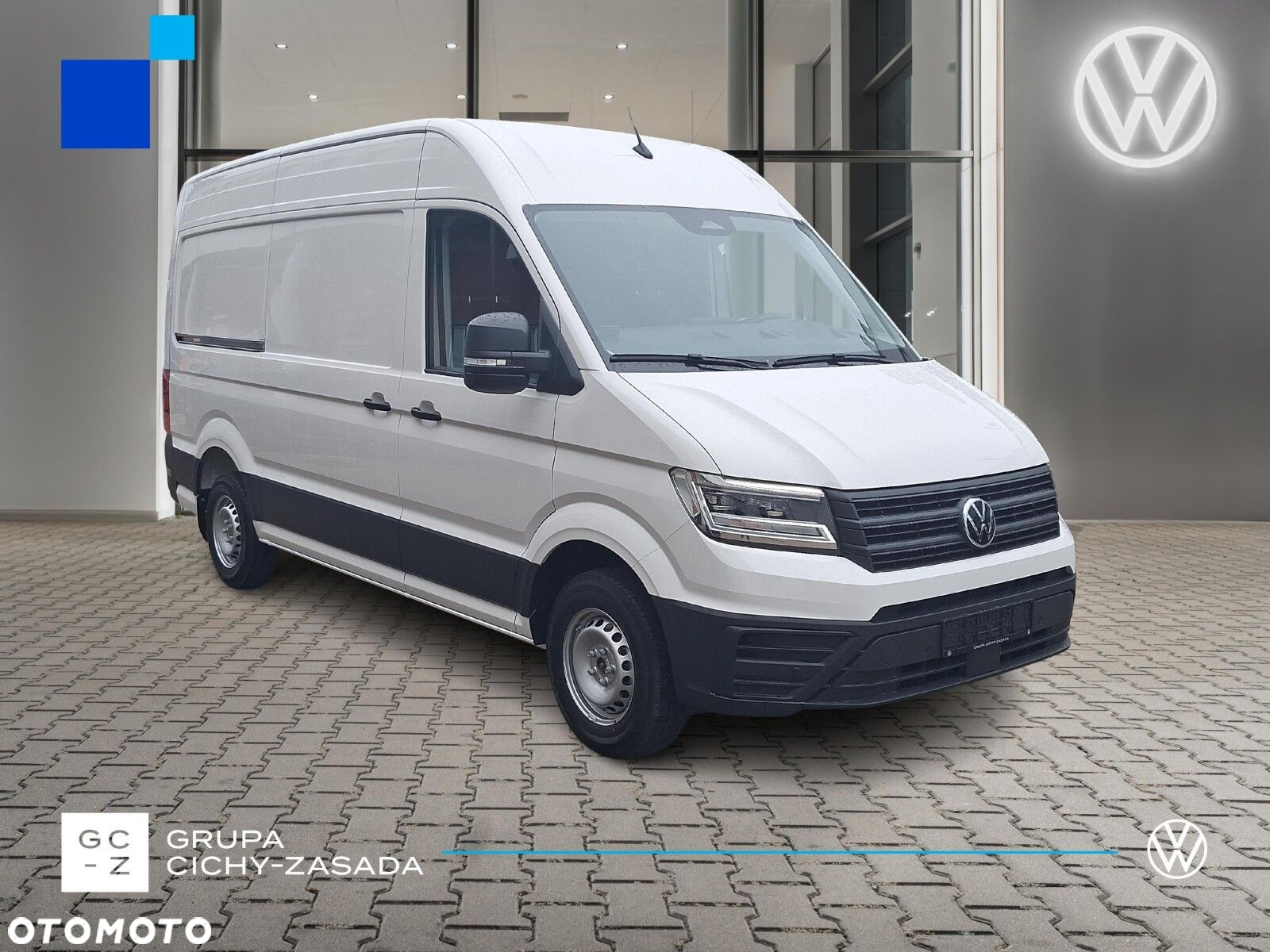 Volkswagen Crafter  35 Furgon z wysokim dachem silnik: 2,0 l EU6 SCR 140 KM / skrzynia biegów: Przedni napęd automatyczna 8-biegowa rozstaw osi: 3640 mm - 7