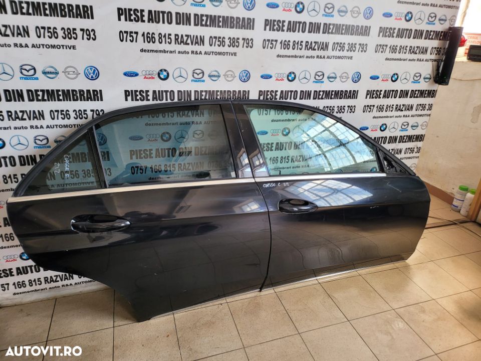Usa Portiera Dreapta Fata Spate Mercedes E Class W212 Facelift Negre Livram Oriunde - 2