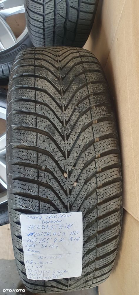 Alufelgi z oponami alusy felgi aluminiowe 5x112 6J ET48 205/55 R16 VW Golf VII 5G0071496A - 5