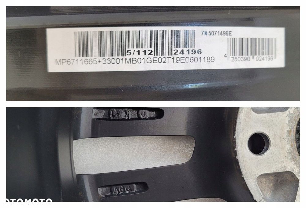 FELGI SEAT ALHAMBRA VW SHARAN 6,5X16 16 ET33 5X112 - 15