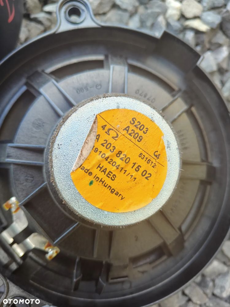 MERCEDES W209 CLK w203 Głośnik Głośniki Komplet a2038201502 a2038201102 - 9