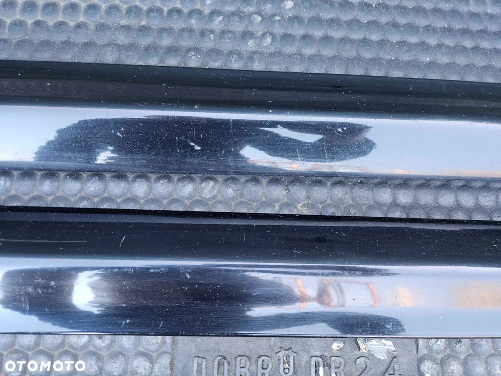 Listwa Listwy Drzwi S-Line Dolne Czarne Komplet Audi A4 B6 B7 Oryginalne - 13