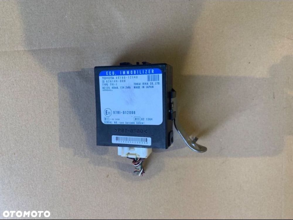 89780-12140 moduł sterownik immobilizera Toyota corolla e12 - 1