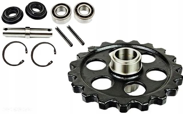 Koło napinające do 8014, 8016, 8018 - komplet bez mocowań JCB 231/61701 ZAM - 1