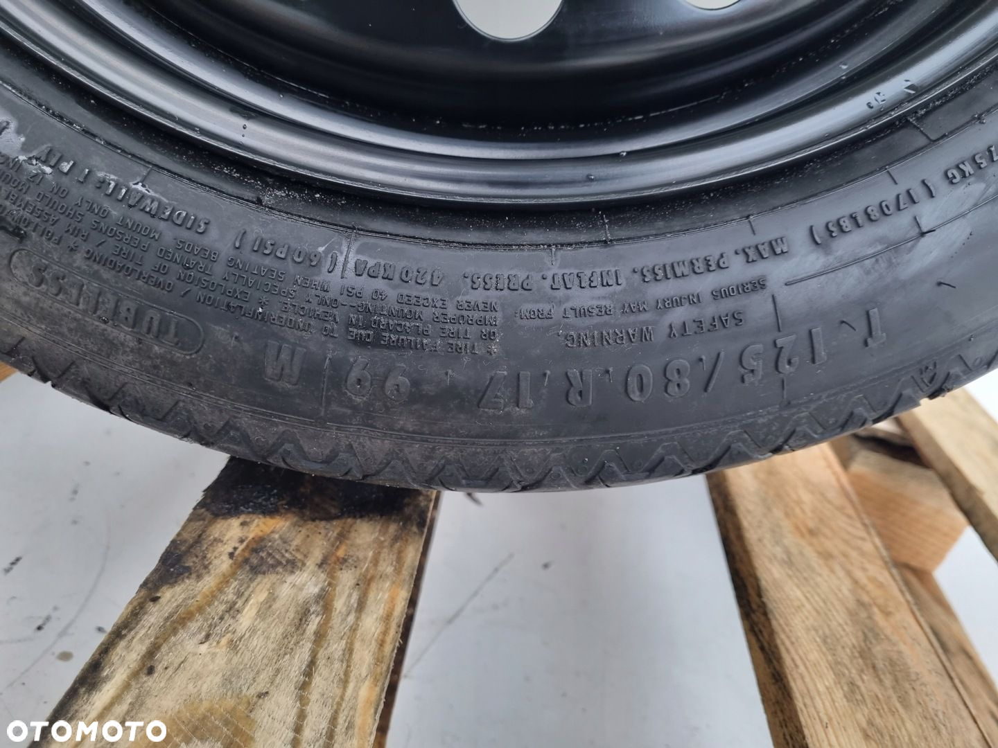 Volvo S80 II V70 III KOŁO DOJAZDOWE dojazdówka 125/80 R17 31302356 2170805 - 7
