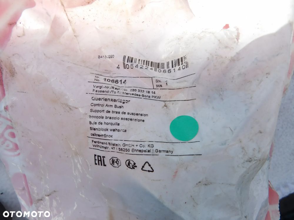 MERCEDES BENZ - Febi Bilstein 106614 Łożyskowanie, wahacz - 1