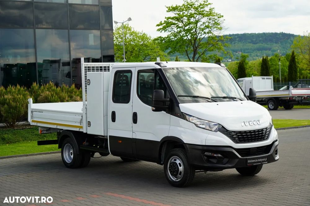Iveco DAILY 35-160 / BASCULATOR DIN ALUMINIU / CAMION CU PORȚIE MIXĂ - 6 LOCURI / DOUĂ LOCURI / MANUALĂ / - 12