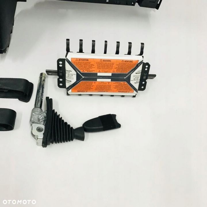 NISSAN QASHQAI I DESKA ROZDZIELCZA KONSOLA KOKPIT PULPIT PODUSZKI AIRBAG AIR BAG PASY KIT SET - 6