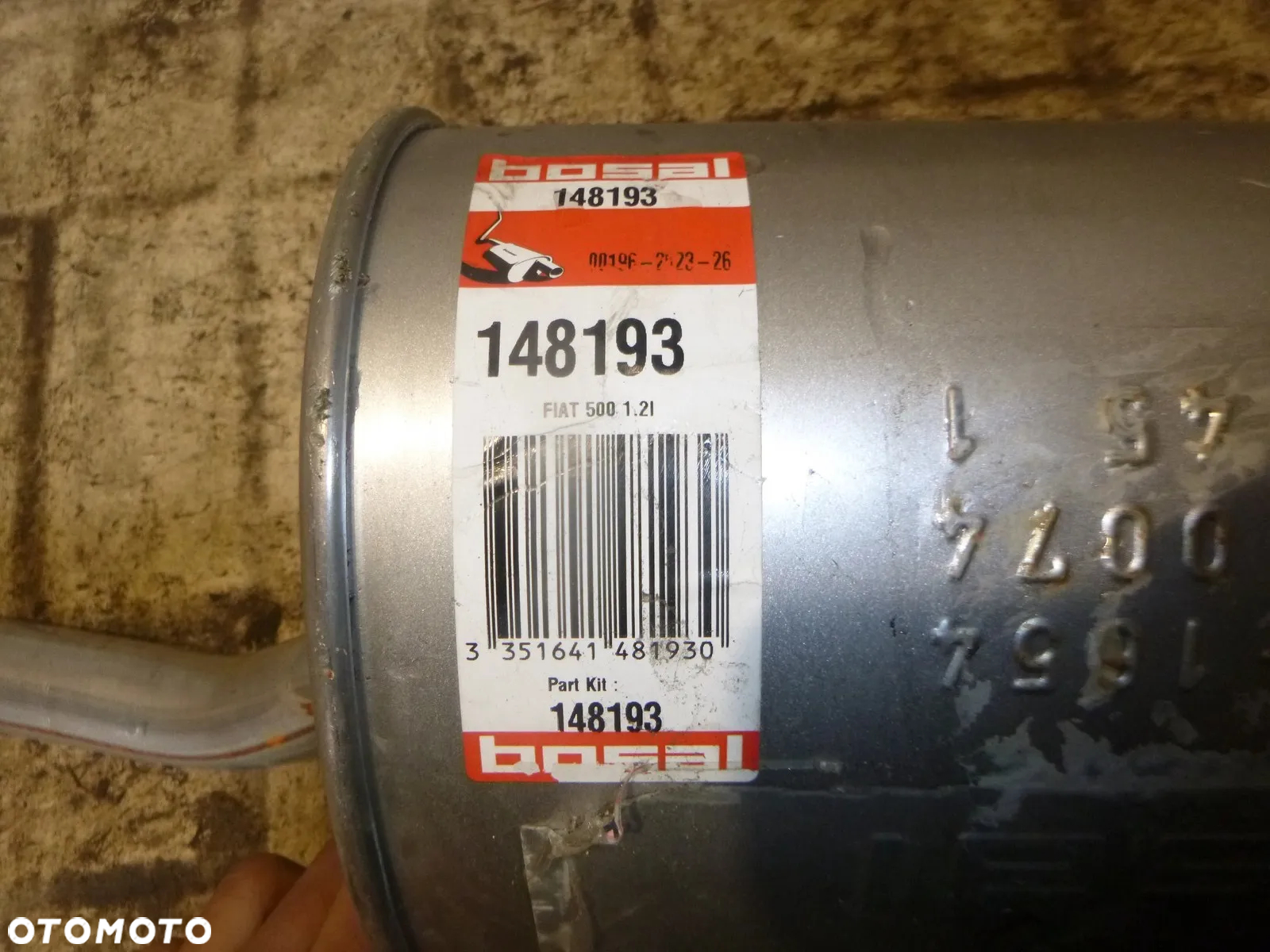 fiat panda 2 ii 500 1,2 ford ka tłumik nowy bosal - 3
