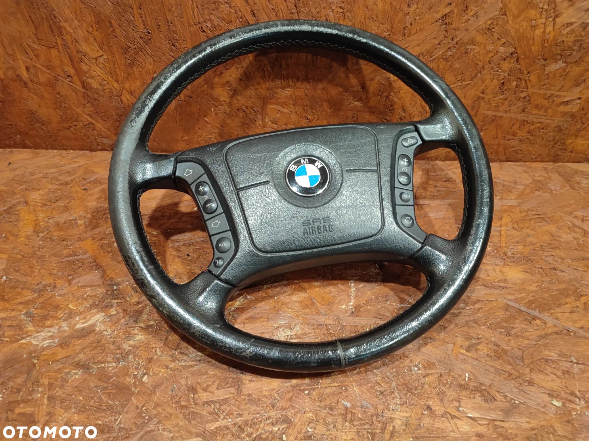 BMW E39 / E38 ORYGINALNA KIEROWNICA MULTIFUNKCYJNA + PODUSZKA AIR-BAG 2 NABOJOWA POLIFT O NR. 32 34 1 095 633 / 32 34 6 751 475 / 32 34 1 096 001 / 61 31 6 903 396 / 61 31 8 368 971 OEM KLASYCZNA 4 RAMIENNA - 1