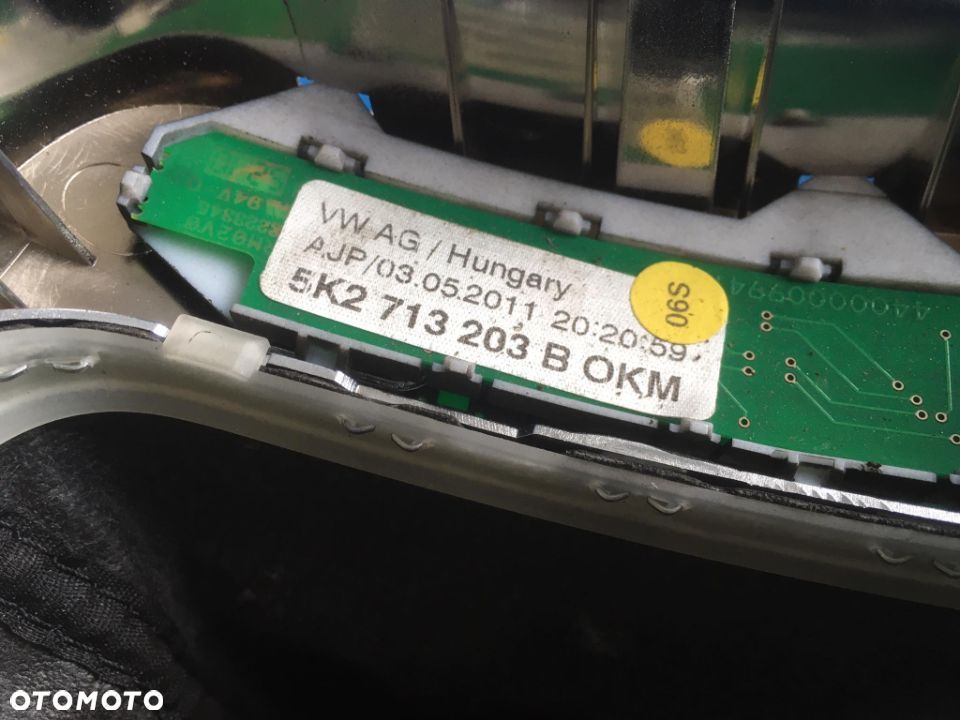 GAŁKA MIESZEK ZMIANY BIEGÓW AUTOMAT DSG VOLKSWAGEN 5K2713203B OKM - 2