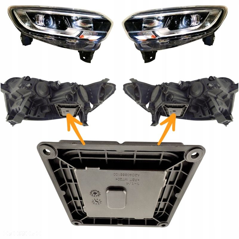 STEROWNIK MODUŁ ŚWIATEŁ DZIENYCH DRL LED RENAULT DACIA 260552119R - 2