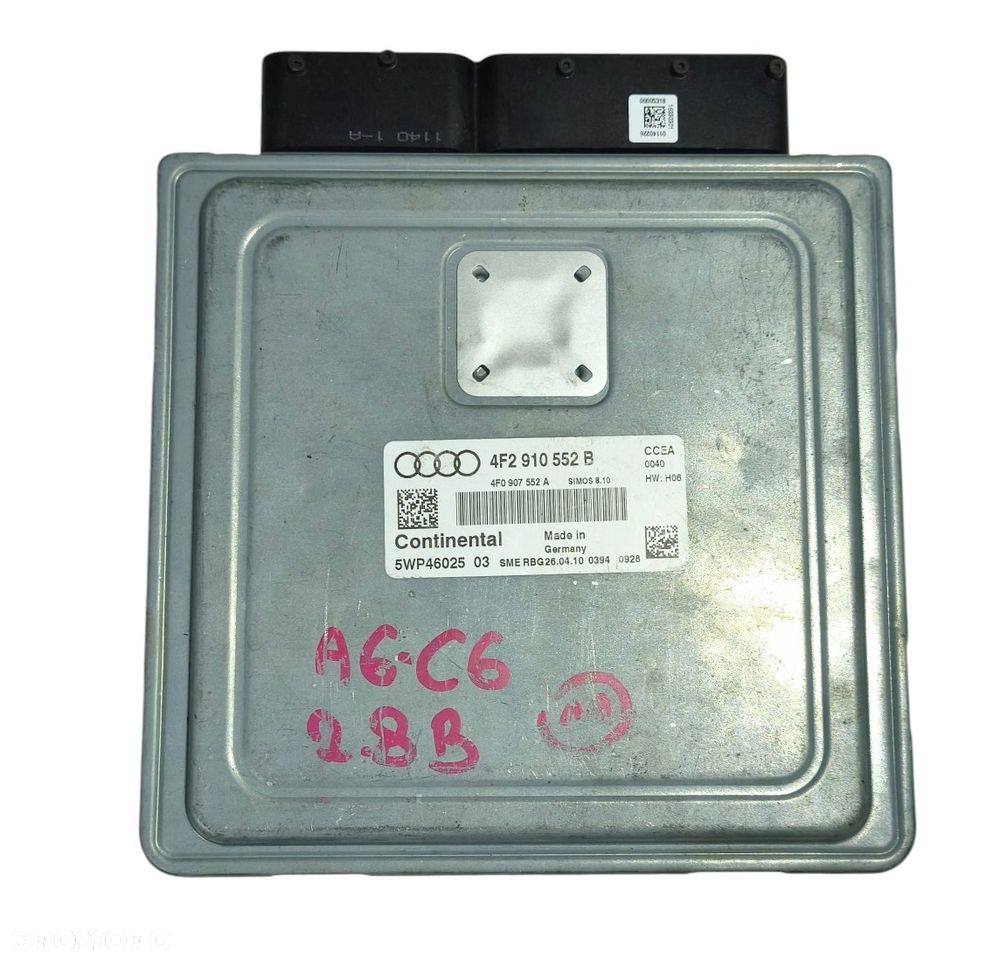 AUDI A6 C6 10r 2.8 FSI KOMPUTER STEROWNIK SILNIKA 4F2910552B