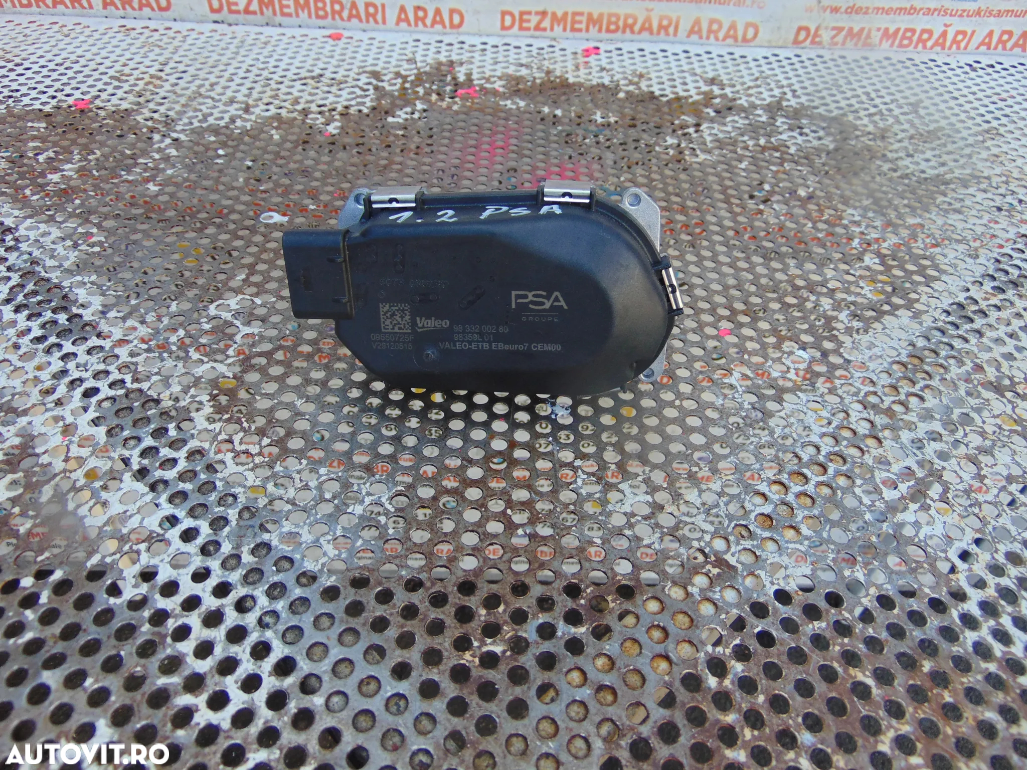 Clapeta acceleratie Opel 1.2 mokka Grandland peugeot Citroen 1.2 hn09 cod 9833200280 corsa f 208 2008 308 3008 c3 c4 c5 ds3 fiat 600 - 2