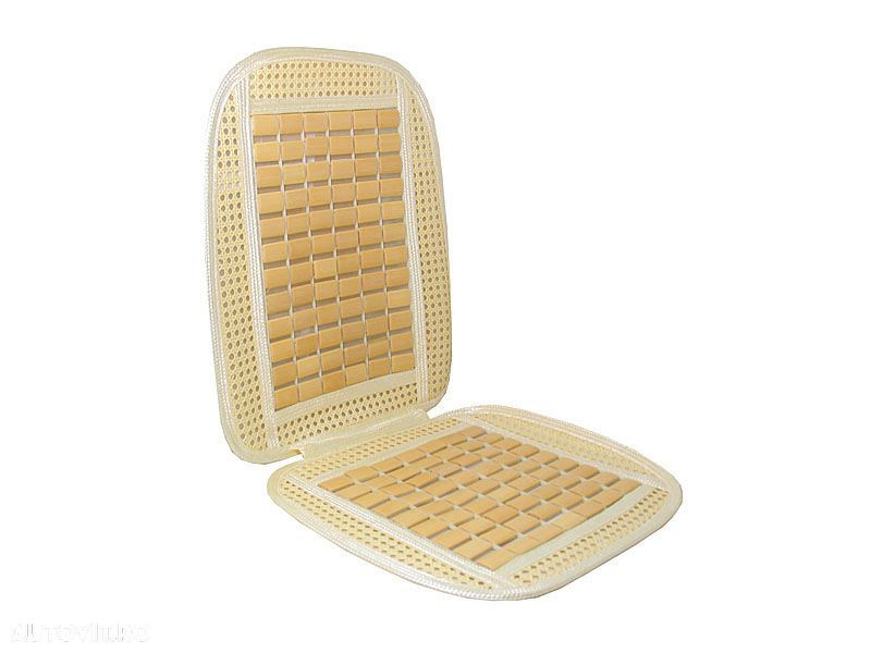 Husa auto scaun Automax cu placute din BAMBUS, 1 buc. - 1