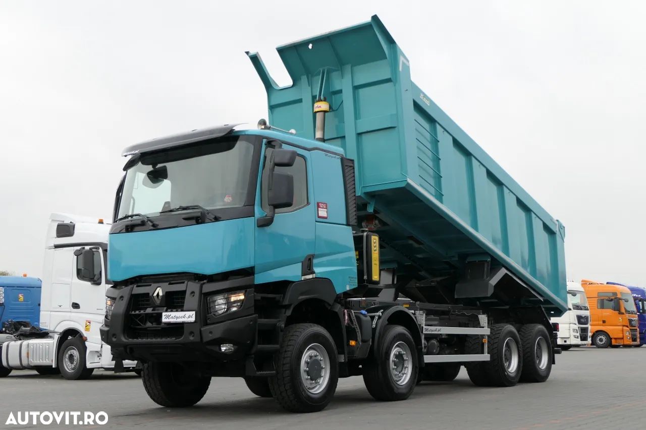Renault K 480 / 8x6 / BASCULANTE SPATE 25 mc / EURO 6 - 1