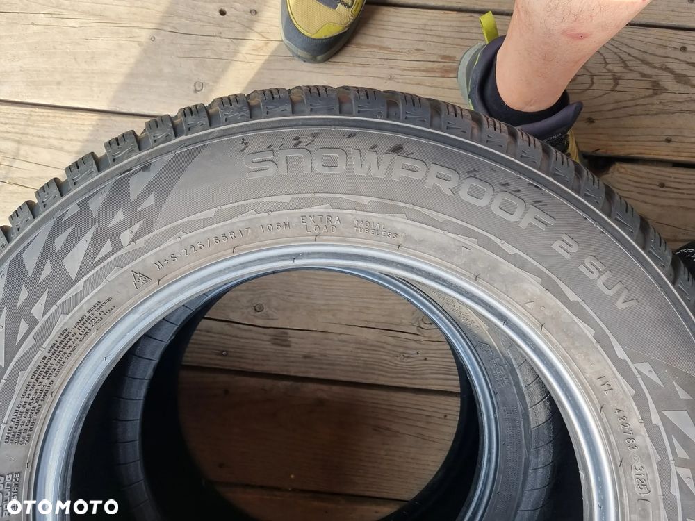 Nokian Tyres Snowproof 2 SUV 225/65R17 106H 2025r.7,5/6,5mm bdb stan - 12