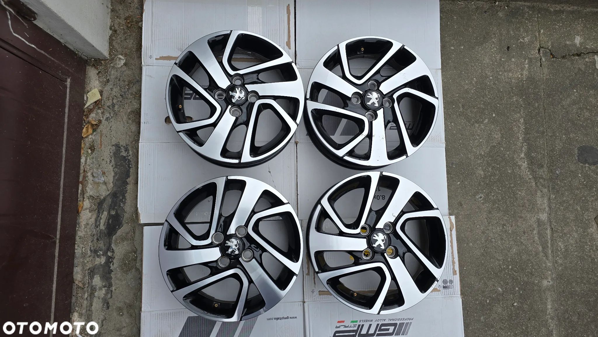 FELGI PEUGEOT 108 C1 AYGO 15'' 15 cali 4.5JX15 ET-35 4X100 ŁADNE KOMPLET B000908277 - 1