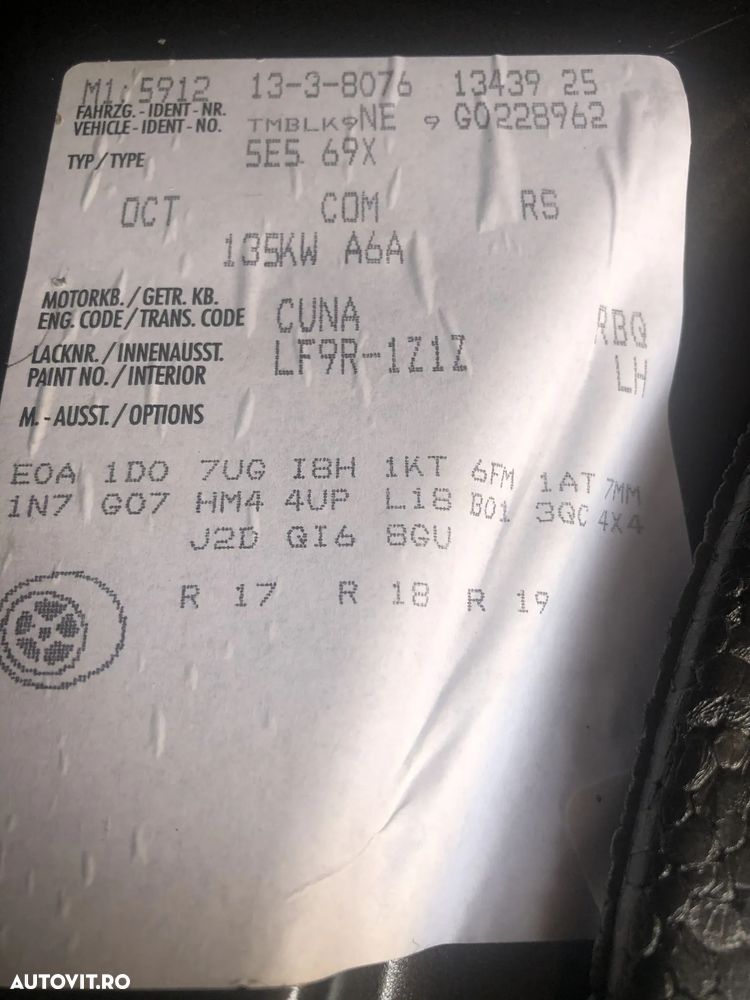 Skoda Octavia 2.0 TDI DSG 4X4 RS - 13