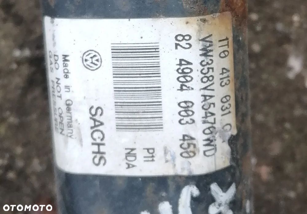 GOLF VI PLUS 1.4 TSI MCPERSON ZWROTNICA LEWY PRZÓD - 3