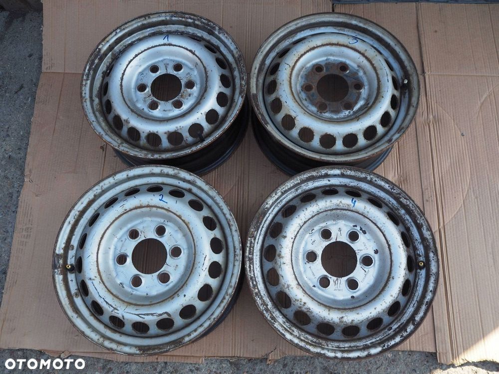 felgi stalowe 16 sprinter w907 w910 oryginał a0014019102 6x130 et54 komplet - 1