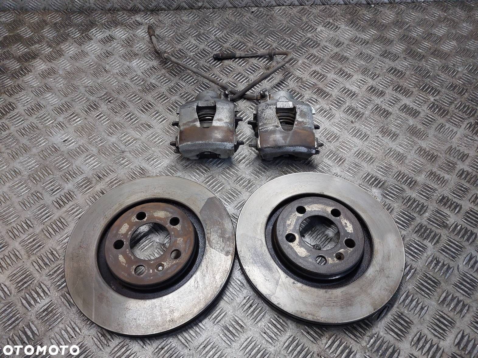 TARCZE HAMULCOWE PRZÓD + ZACISKI SKODA OCTAVIA I FL 1.9 TDI 280 MM - 1