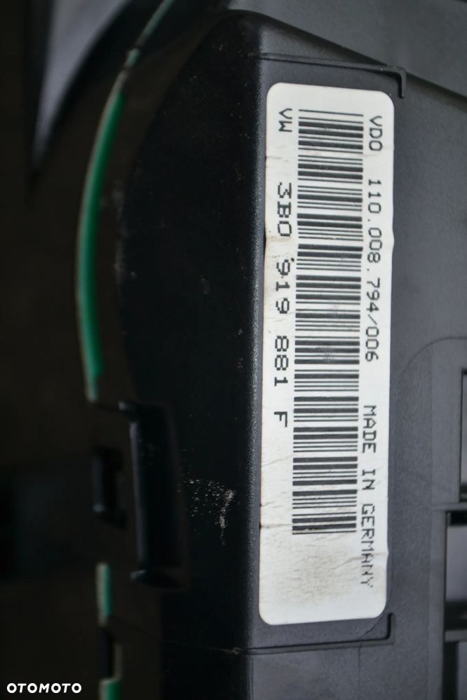 VW PASSAT B5 1,8 T 96-00 LICZNIK 3B0919881F EUROPA - 3