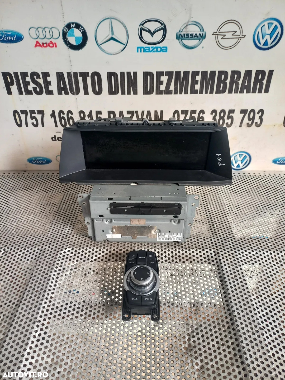 Kit Navigatie Mare 10" Bmw Seria 5 F10 F11 Seria 7 F01 F02 F03 F04 Cod    Dezmembrez Bmw Seria 7 F0 - 3